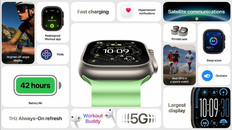 Apple Watch Ultra 3专攻运动与户外挑战，硬实力再突破