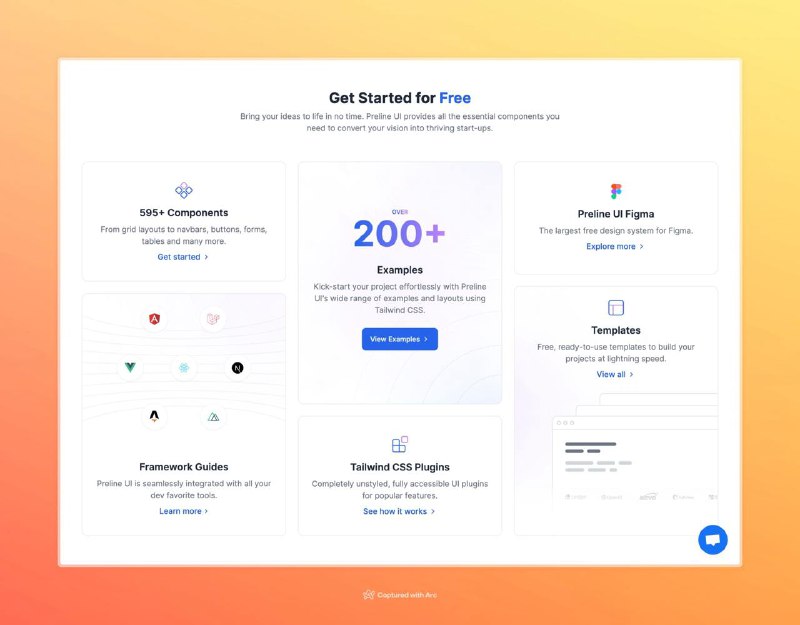 TailwindUI 的绝对平替：Preline UI595 个组件，200+个示例，5个现成的Template，配套的Figma 设计系统，支持 VUE 和 React