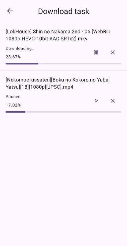 软件：AniVu平台：Android功能：一站式 RSS 订阅、BitTorrent 下载和媒体播放 Android 应用