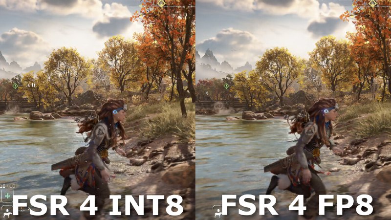 FSR 4 INT8 在 AMD RDNA 2/3 显卡上测试：性能下降与兼容性问题并存ComputerBase 对 AMD FSR 4 INT8 在 RDNA 2 和 RDNA 3 架构显卡（如 RX 9060 XT、RX 7800 XT 和 RX 6800 XT）上的性能进行了测试