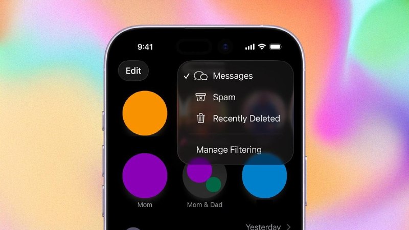 iOS 26 信息过滤上线：验证码能提醒，陌生短信单独看iOS 26 的「信息」应用支持筛选未知发件人，陌生消息会进入独立列表，用户也可以保留时间敏感通知，避免漏掉验证码和配送提醒