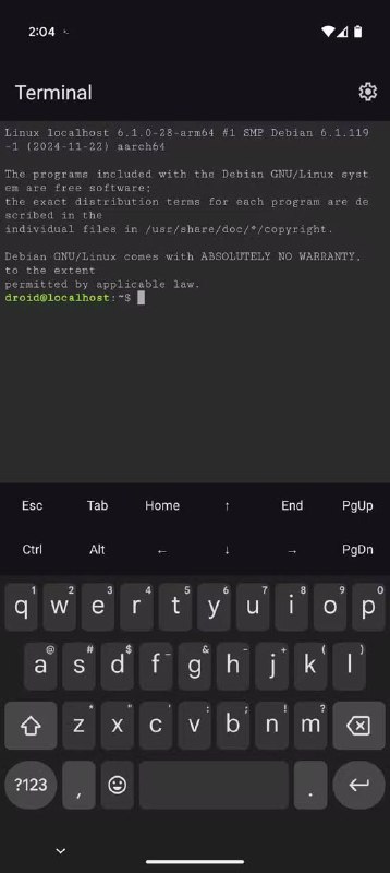 Android原生Linux终端应用正式上线谷歌在最新的更新中推出了原生Linux终端应用，允许用户在Android智能手机上通过虚拟机运行Debian系统