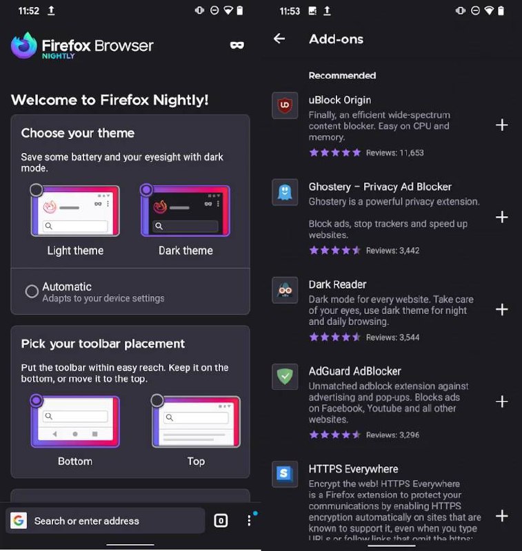 Mozilla：安卓版火狐 Firefox 浏览器 12 月将支持大量新扩展，首批超 200 个Mozila 日前通过官方博客宣布，计划在 11 月 21 日发布火狐 Firefox 浏览器 120 版本之后为安卓端带来更大的扩展支持