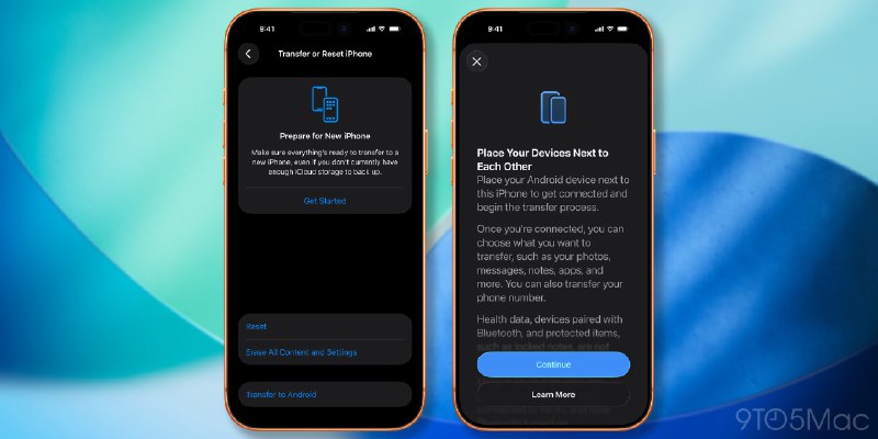  苹果将支持 iPhone 与 Android 设备间应用数据迁移和允许第三方应用在后台备份照片苹果发布了名为 AppMigrationKit 的新框架文档，该框架将兼容 iOS 26.1 及更高版本，允许开发者在苹果设备与非苹果平台（主要是 Android）之间进行一次性应用数据传输