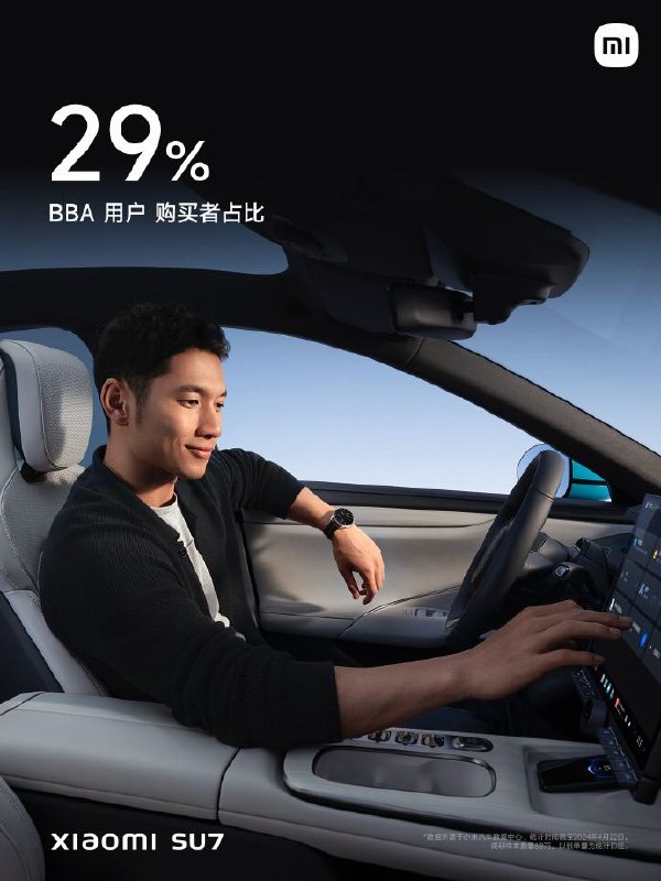 小米汽车苹果用户占51.9%女性购买者占比高达 28%，女性车主预计占比40-50%，BBA用户购买者占比29%，苹果用户购买者占比51.9%
