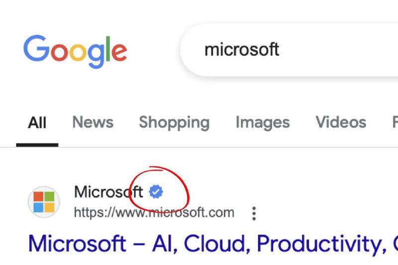 谷歌正在测试搜索结果中的已验证标记Google正在测试一种新的验证功能，在搜索结果中为企业链接添加蓝色核实标记，帮助用户识别可信企业并避免点击虚假网站链接