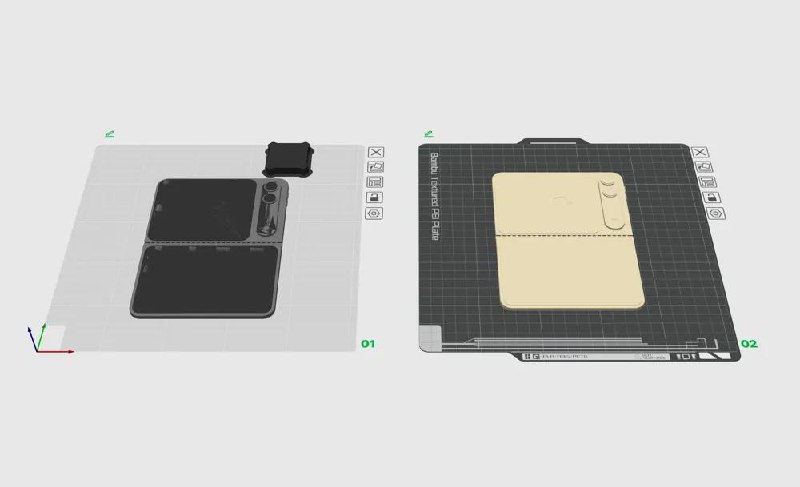  苹果可折叠 iPhone 3D 打印模型曝光有用户近日分享了一款 1:1 的可折叠 iPhone（iPhone Fold）3D 打印模型