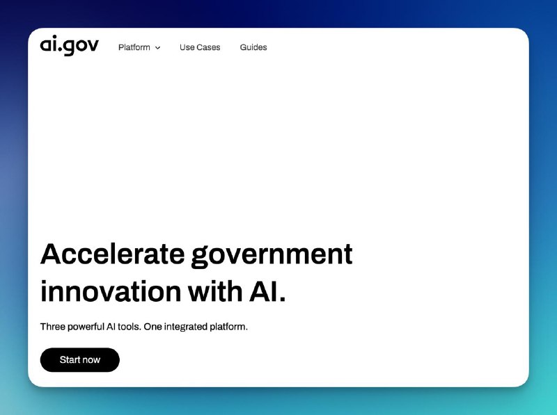 GitHub泄露特朗普政府加速AI应用计划美国总务管理局(GSA)在GitHub上提前泄露了"ai.gov"网站代码，该平台计划7月4日上线，旨在整合OpenAI、谷歌和Anthropic等公司的AI工具，并包含分析政府各部门AI使用情况的功能