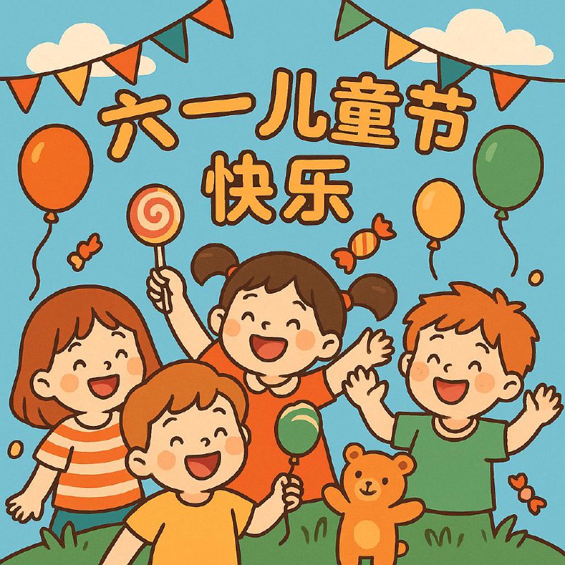  祝各位大baby、小baby、老baby儿童节快乐！