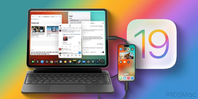 iOS 19或将支持外接显示器多任务界面 但功能有限iOS 19可能将为USB-C接口iPhone带来外接显示器功能升级，支持类似Stage Manager的多任务界面