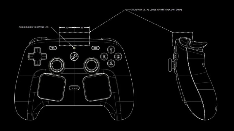 Valve 免费开放 Steam Controller 外壳 CAD 文件Valve 已免费提供新款 Steam Controller 和 Puck 外壳的 3D CAD 文件，采用 Creative Commons 许可，文件包含 STP、STL 模型及关键尺寸工程图