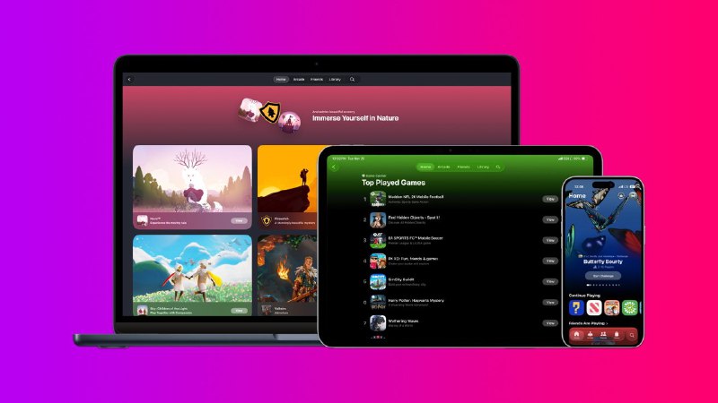 Apple 重做游戏生态：Apple Games + Game Center 实现多设备同步Apple 正在用 Apple Games 应用整合 Game Center，把 iPhone、iPad、Mac 和 Apple TV 的游戏体验打通