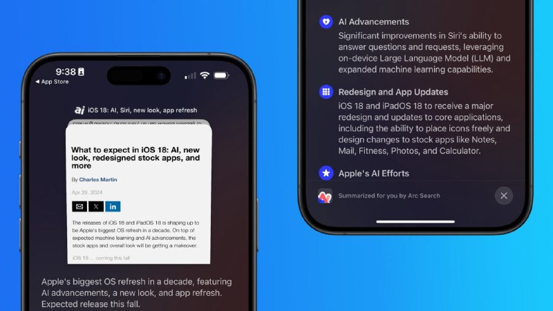 苹果将在iOS 18中推出具有AI功能的新版Safari浏览器苹果正在测试Safari 18，这是一款集成了界面调整、高级内容屏蔽和名为“智能搜索”的AI驱动工具的新版本浏览器