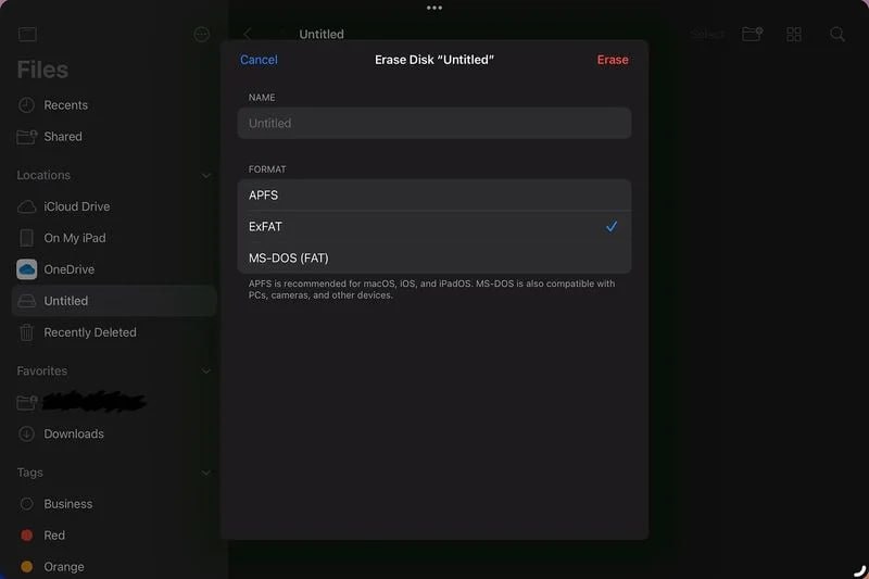 iPadOS 18 新增支持直接在 iPad 上格式化外接硬盘iPadOS 18 开发者测试版中发现，iPad 用户现在可以在不连接 Mac 的情况下，通过 Files 应用直接格式化连接到设备的外接硬盘