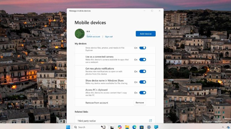 Windows 11 测试原生剪贴板同步功能，可与 Android 无缝互通Windows 11 正在测试一项隐藏的原生剪贴板同步功能，允许用户将 PC 端复制的内容直接同步至 Android 设备