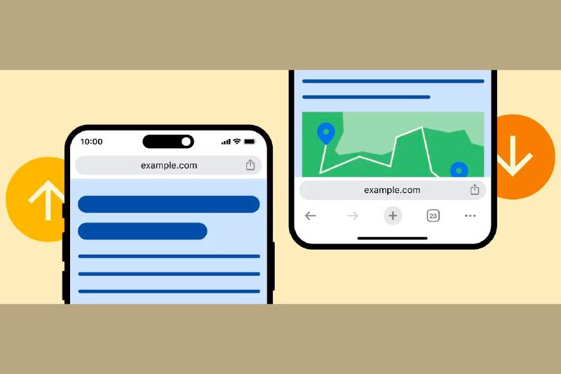 谷歌在 iOS 上正式推出了 Chrome 的底部地址栏，允许用户将地址栏从顶部移动到底部