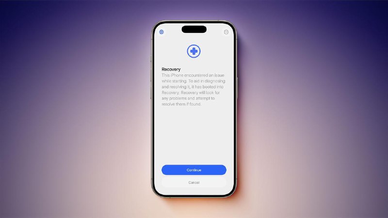 iOS 26 允许用户无需 Mac 或 PC 即可恢复任何 iPhone苹果在 iOS 26 beta 2更新日志提及恢复助手（Recovery Assistant）功能，该功能允许用户在无需 Mac 或 PC 的情况下恢复无法正常启动的 iPhone