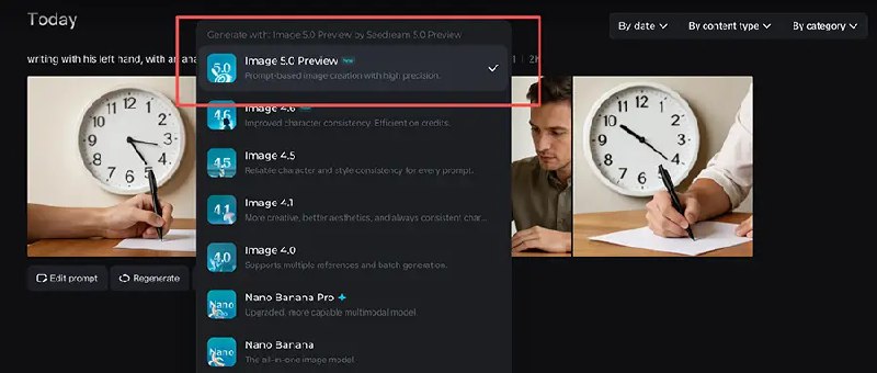 字节跳动上线 Seedream 5.0 图像生成模型，对标Nano Banana Pro2 月 10 日，字节跳动图像生成模型 Seedream 5.0 正式上线