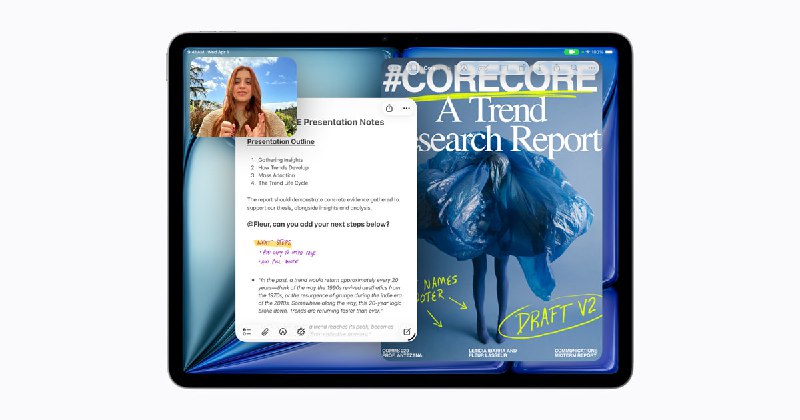  Apple 发布 M4 版 iPad Air，11 英寸起售价 4799元Apple 发布搭载 M4 芯片的新款 iPad Air，性能较 M3 版本提升 30%，较 M1 版本提升 2.3 倍，统一内存增至 12 GB、内存带宽达 120 GB/s