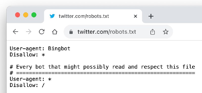 Twitter (X) 屏蔽 Bing “爬虫”近期有推特用户发现，推特在其 robots.txt 文件中添加了一项，禁止 Bingbot 抓取其平台上的内容