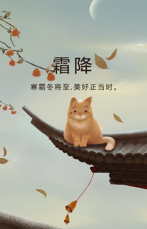 恍然暮秋至，静候冬日来：今日霜降今天，是二十四节气中的霜降