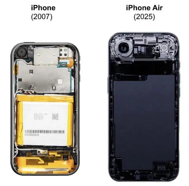 从iPhone (2007) 到 iPhone Air (2025)🍀在花频道  🍵茶馆  📮投稿