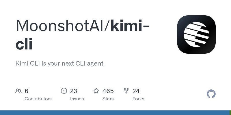 月之暗面发布 Kimi CLI：新一代 AI 命令行助手月之暗面在 GitHub 开源了 Kimi CLI，这是一个基于 AI 的命令行代理工具，可协助软件开发任务和终端操作