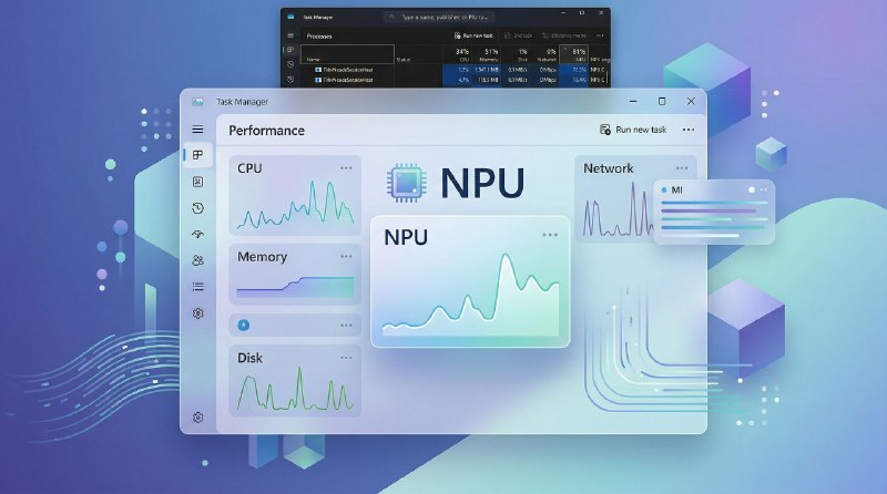  Windows 11 任务管理器升级 NPU 监控功能Windows 11 Insider Preview Build 26300.8142 已在 Dev 频道发布，任务管理器新增更多 NPU 性能和使用监控功能