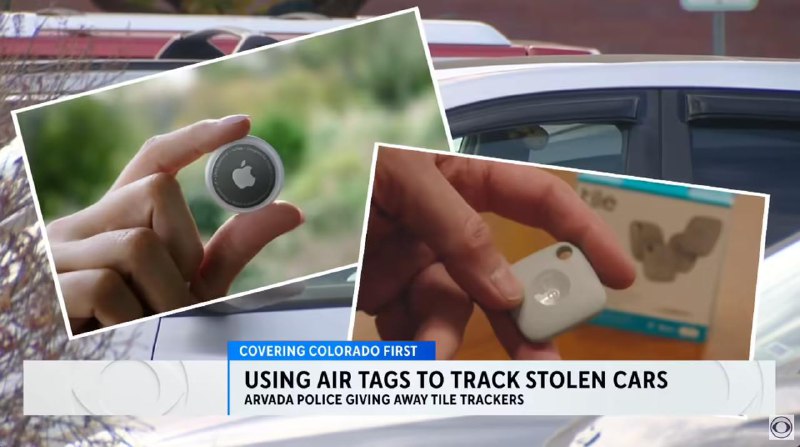 美科罗拉多州警方免费发放苹果 AirTags 等追踪器，以减少车辆失窃科罗拉多州的阿瓦达市警察局在挂钩设计 19 日举办了首次向社区民众免费发放追踪器的活动
