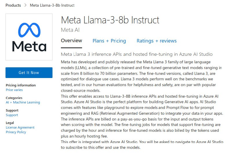 突发：LLaMA 3 模型在 Azure 托管平台泄露传言 30 分钟内正式发布目前已知信息 Meta 新一代开源模型 LLaMA 3 语言模型拥有 80 亿和 700 亿两种参数规模，拥有 8K 上下文窗口，经过 15T tokens 训练