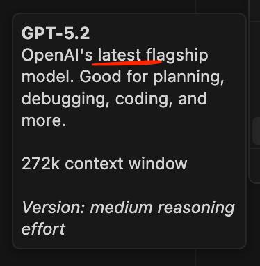 ChatGPT 5.2 疑似先灰度上线Cursor IDE