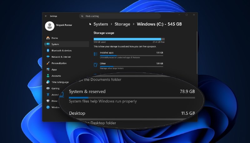 Windows 11 Bug 可吞 513 GB 硬盘Windows 11 的 Capability Access Manager 出现存储 Bug，相关 WAL 文件 CapabilityAccessManager.db-wal 可能异常膨胀，占用几十到数百 GB 磁盘空间，已有用户报告最高约 513 GB