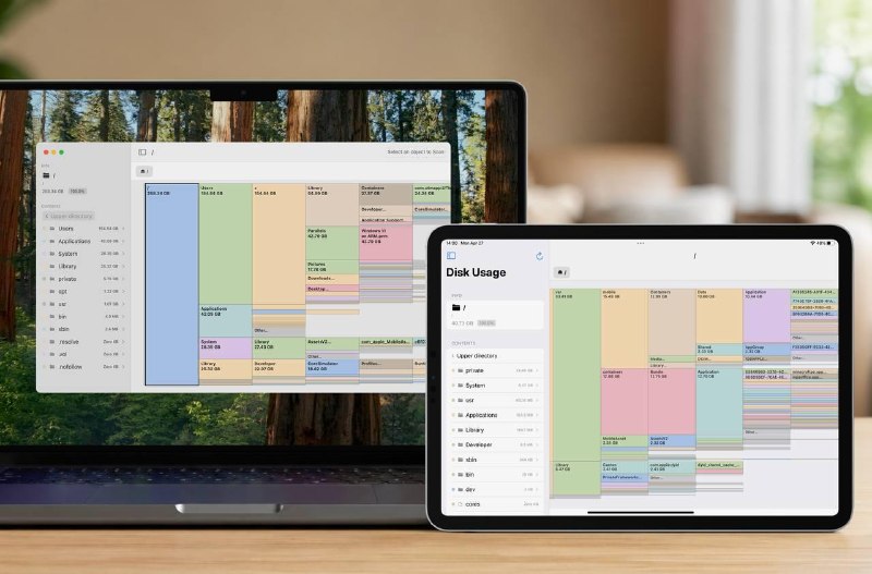 开源项目分享：Disk Icicle——iOS 平台首款磁盘占用可视化工具一款在 iOS 平台的磁盘目录可视化工具，同时支持 macOS 平台