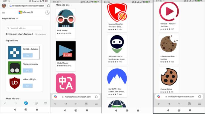 微软Edge将为Android用户推出专用扩展安装页面微软正在为Edge安卓版开发专用扩展安装页面，用户可通过该页面浏览、发现并安装扩展程序