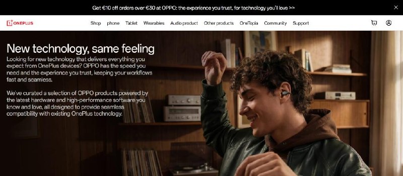 OnePlus 德法西官网挂横幅，引导用户转购 OppoOnePlus 德国、西班牙和法国官方商店近日出现横幅，直接向现有用户推荐 Oppo 的耳机、平板及 Find N9 系列等产品，称 Oppo 拥有"你需要的速度和你信赖的体验"，所有链接均跳转至 Oppo 官网