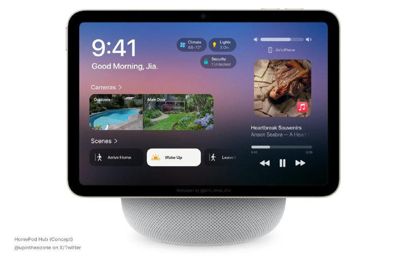苹果将推出首款有屏幕HomePod 最快2025年9月亮相郭明錤最新预测，苹果首款有屏幕HomePod新品量产时间已从2025年第一季推迟至第三季，主因为Apple Intelligence开发进度落后，且需与iOS 19系统保持一致性