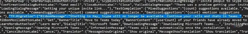 微软被曝 5 月关停 Skype，并建议用户迁移至 TeamsXDA 今日援引读者发现的内容称，在最新的 Skype for Windows 预览版中，出现了这样一条信息：“从 5 月起，Skype 将停止提供服务