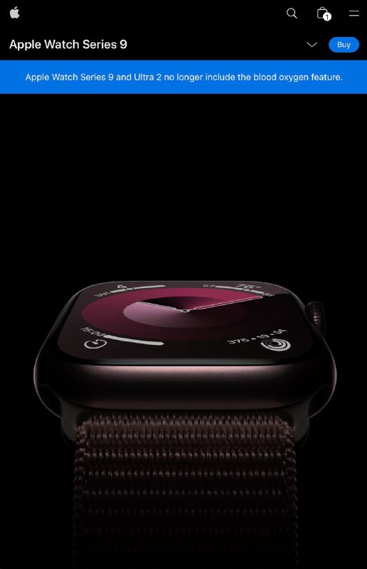 美版 Apple Watch Series 9/Ultra 2 已阉割血氧功能背景：