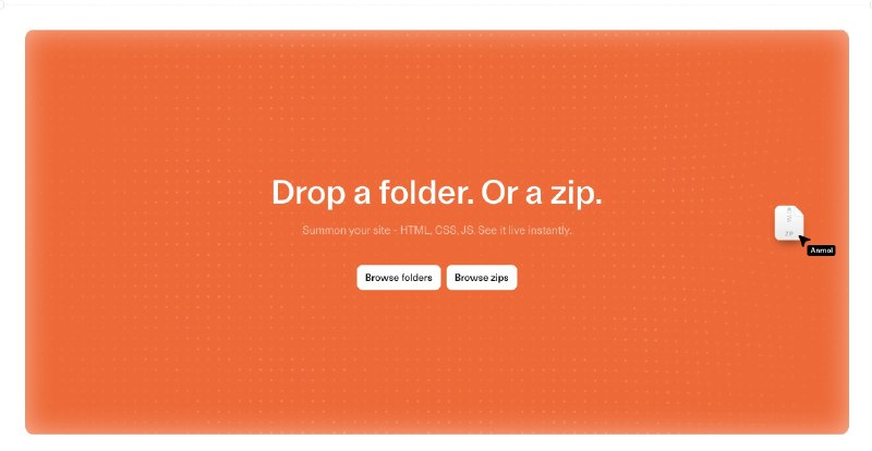 Cloudflare 推出 Drop：浏览器拖拽文件夹即可部署网站，无需注册Cloudflare 发布了一款名为 Drop 的新工具，用户只需将文件夹拖入浏览器，即可在 Cloudflare 上即时部署网站，毫秒级响应全球用户