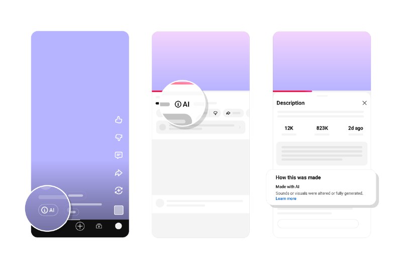 YouTube 调整 AI 视频标注，未申报内容也可能自动加标签YouTube 正在调整 AI 视频标注