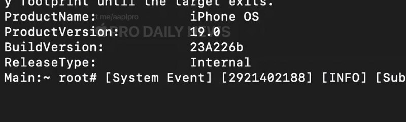 爆料称苹果内部仍称新系统为“iOS 19”尽管多方消息称苹果将在WWDC上启用“iOS 26”等按年份命名的新方式，但知名原型机爆料人Mr.White近日在𝕏平台透露，苹果内部仍将下一代系统称为“iOS 19”，至少在内部开发流程中未见变更