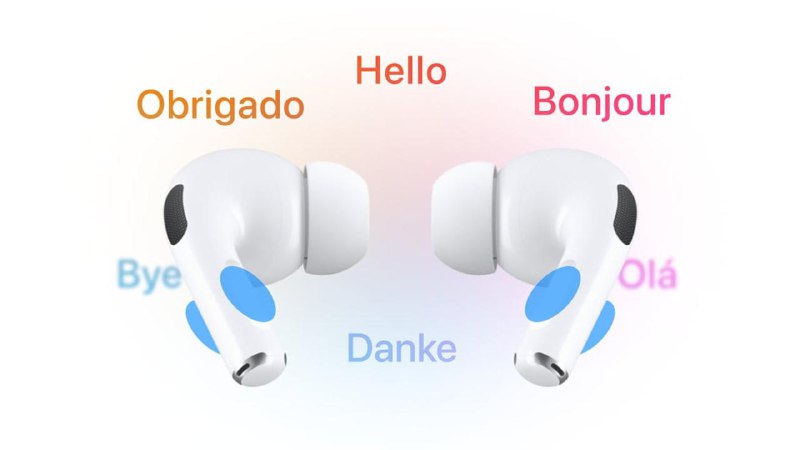 AirPods 即将支持实时对话翻译功能iOS 26 beta 6 中发现的代码和图片显示，AirPods 将新增“实时翻译”功能，可通过双击手势激活