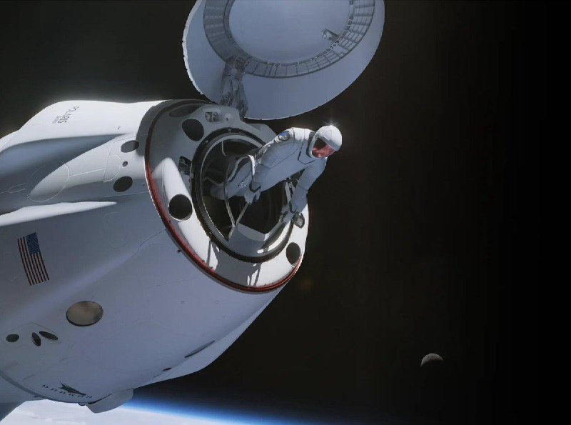 SpaceX将于9月12日凌晨2:23（北京时间9月12日下午2:23）进行太空行走，备用日期为13日同一时间