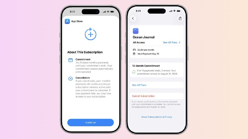  苹果 App Store 推出 12 个月承诺制月付订阅选项苹果宣布为 App Store 开发者推出 12 个月承诺制的月付订阅模式
