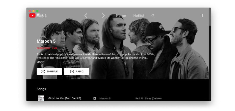 YouTube Music 应用程序，支持自定义插件（内置广告拦截器/下载器）Github | 下载地址支持 Windows、macOS 和 Linux