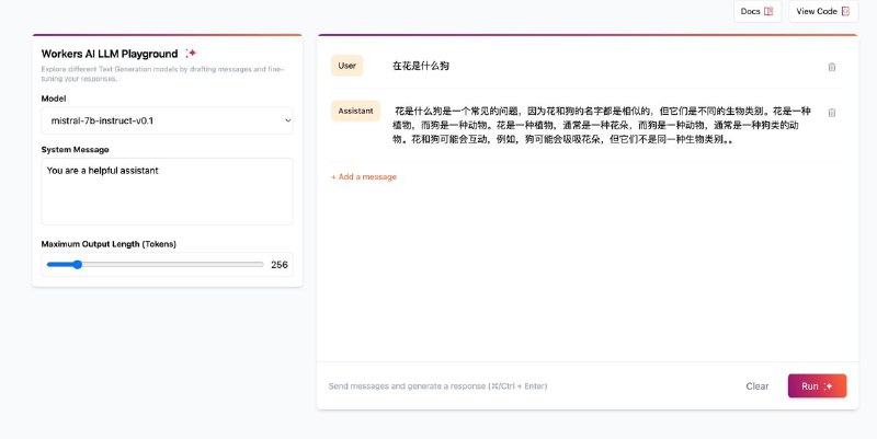 免费体验各种 AI 模型，可以设置系统提示词playground.ai.cloudflare.com更多介绍 蓝点网关注频道 @TestFlightCN免费体验各种 AI 模型，可以设置系统提示词playground.ai.cloudflare.com更多介绍 蓝点网关注频道 @TestFlightCN