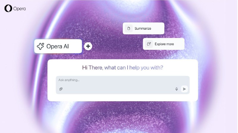 Opera 浏览器集成 Google Gemini AI，支持语音交互和文件分析Opera 宣布扩大与 Google 的合作，将最新的 Gemini AI 模型集成到 Opera One 和 Opera GX 浏览器中