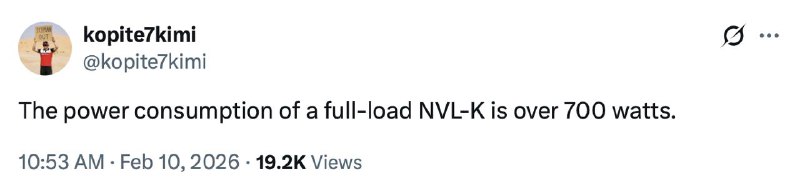 Intel 下代 Nova Lake 旗舰功耗或超 700W，核心数翻倍直逼 HEDT 级别有网友透露 Intel 下代桌面处理器 Nova Lake 旗舰型号满载功耗将突破 700W，较现款 Arrow Lake 翻倍