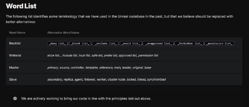 编程也要「正确」化？虚幻引擎编程标准离大谱reddit网友分享了 Epic Games 官方的「虚幻引擎编程守则」，指出其中一些规定非常离谱，并质疑 Epic「为什么要把本来不是问题的事情变成问题」