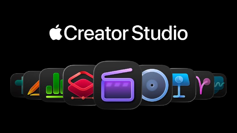 Apple 推出 Creator Studio 创意套装，月费 38 元整合六大专业应用Apple 今日宣布推出 Apple Creator Studio，这是一个集成 Final Cut Pro、Logic Pro、Pixelmator Pro、Keynote、Pages 和 Numbers 的创意应用套装，旨在为创意工作者提供专业级功能